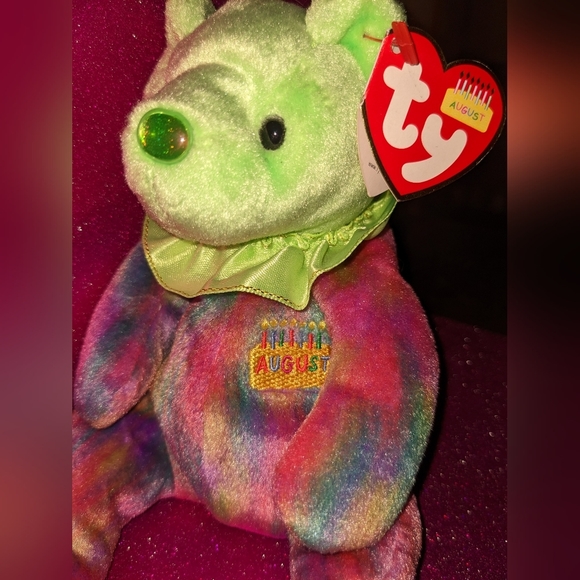 3/10$ August Birthday Beanie Baby! NWT perfect condition - Picture 4 of 4